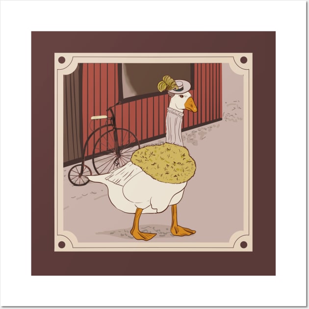 The  goose of the past century Wall Art by Mimie20